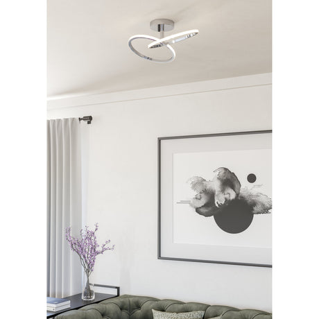 Congiunti LED Flush Ceiling Light - Chrome