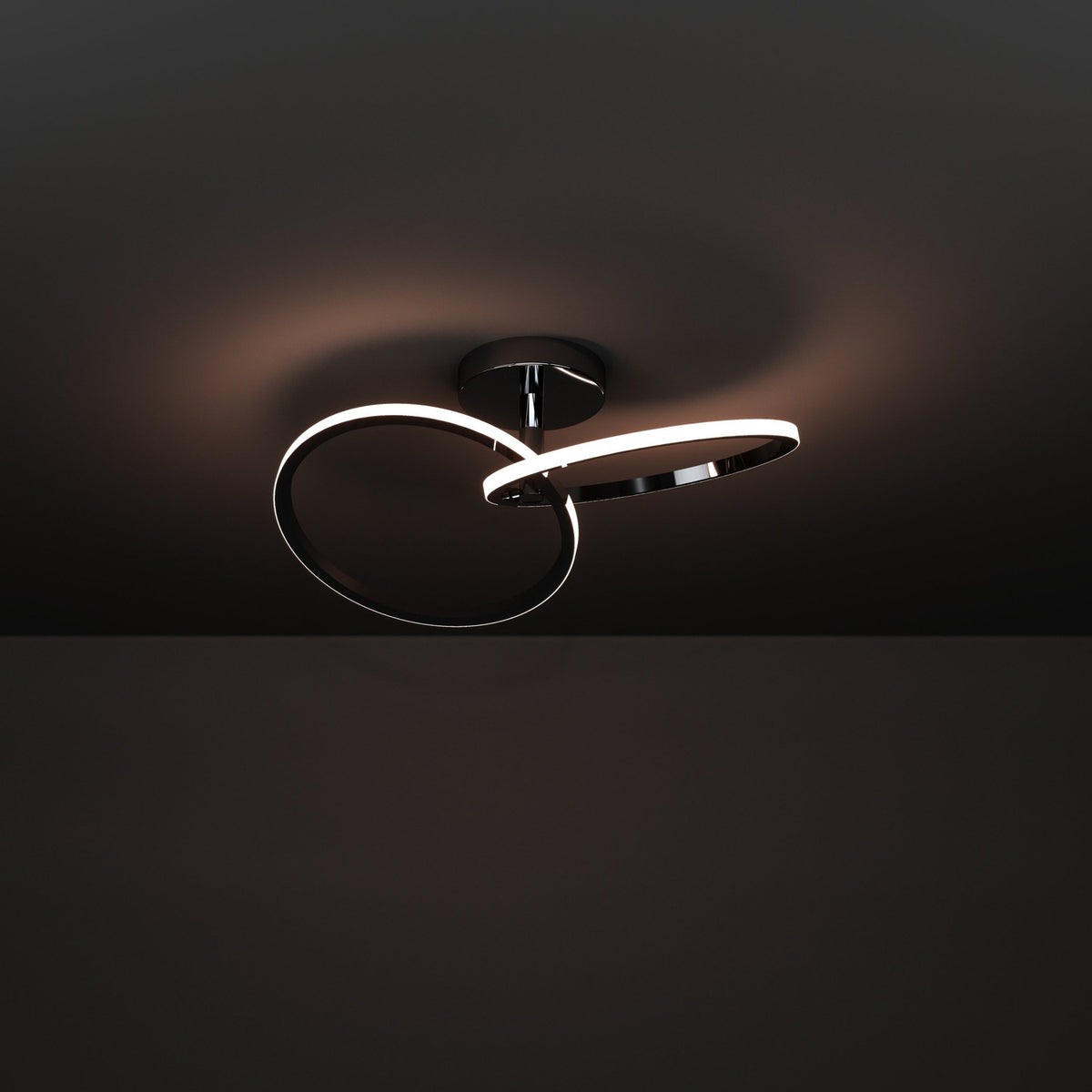 Congiunti LED Flush Ceiling Light - Chrome