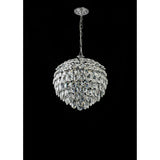 Coniston 6 Light Crystal Pendant Light – Polished Chrome