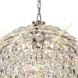 Coniston 6 Light Crystal Pendant Light – Polished Chrome