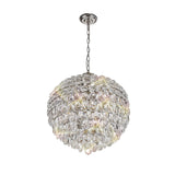 Coniston 54cm 9 Light Crystal Chandelier - Polished Chrome