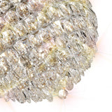 Coniston 54cm 9 Light Crystal Chandelier - Polished Chrome