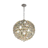 Coniston 54cm 9 Light Crystal Chandelier - Polished Chrome