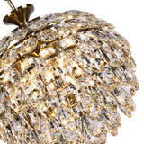 Coniston 3 Light Crystal Pendant Light – Antique Brass