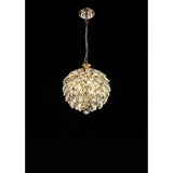 Coniston 3 Light Crystal Pendant Light – French Gold