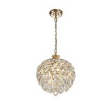 Coniston 3 Light Crystal Pendant Light – French Gold