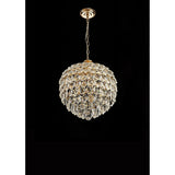 Coniston 6 Light Crystal Pendant Light – French Gold