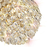 Coniston 6 Light Crystal Pendant Light – French Gold