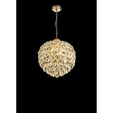 Coniston 6 Light Crystal Pendant Light – French Gold