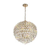Coniston 54cm 9 Light Crystal Chandelier - French Gold