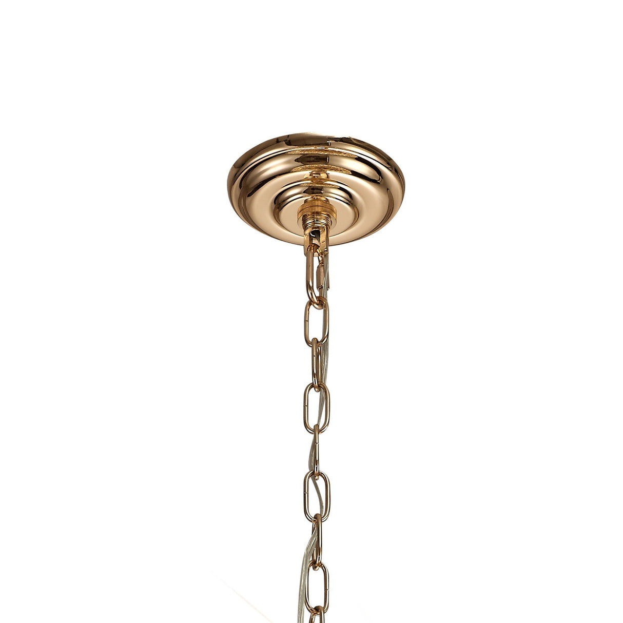 Coniston 54cm 9 Light Crystal Chandelier - French Gold