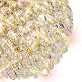 Coniston 54cm 9 Light Crystal Chandelier - French Gold