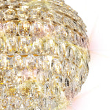 Coniston 54cm 9 Light Crystal Chandelier - French Gold