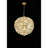 Coniston 54cm 9 Light Crystal Chandelier - French Gold