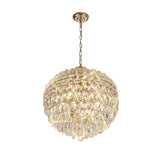 Coniston 54cm 9 Light Crystal Chandelier - French Gold