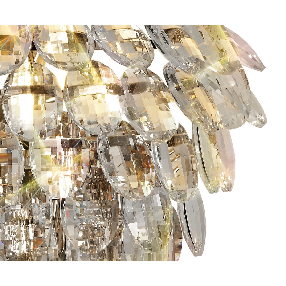 Coniston 1 Light Crystal Wall Light – Polished Chrome