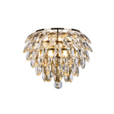Coniston 1 Light Crystal Wall Light – Antique Brass