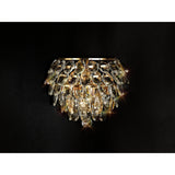 Coniston 1 Light Crystal Wall Light – French Gold