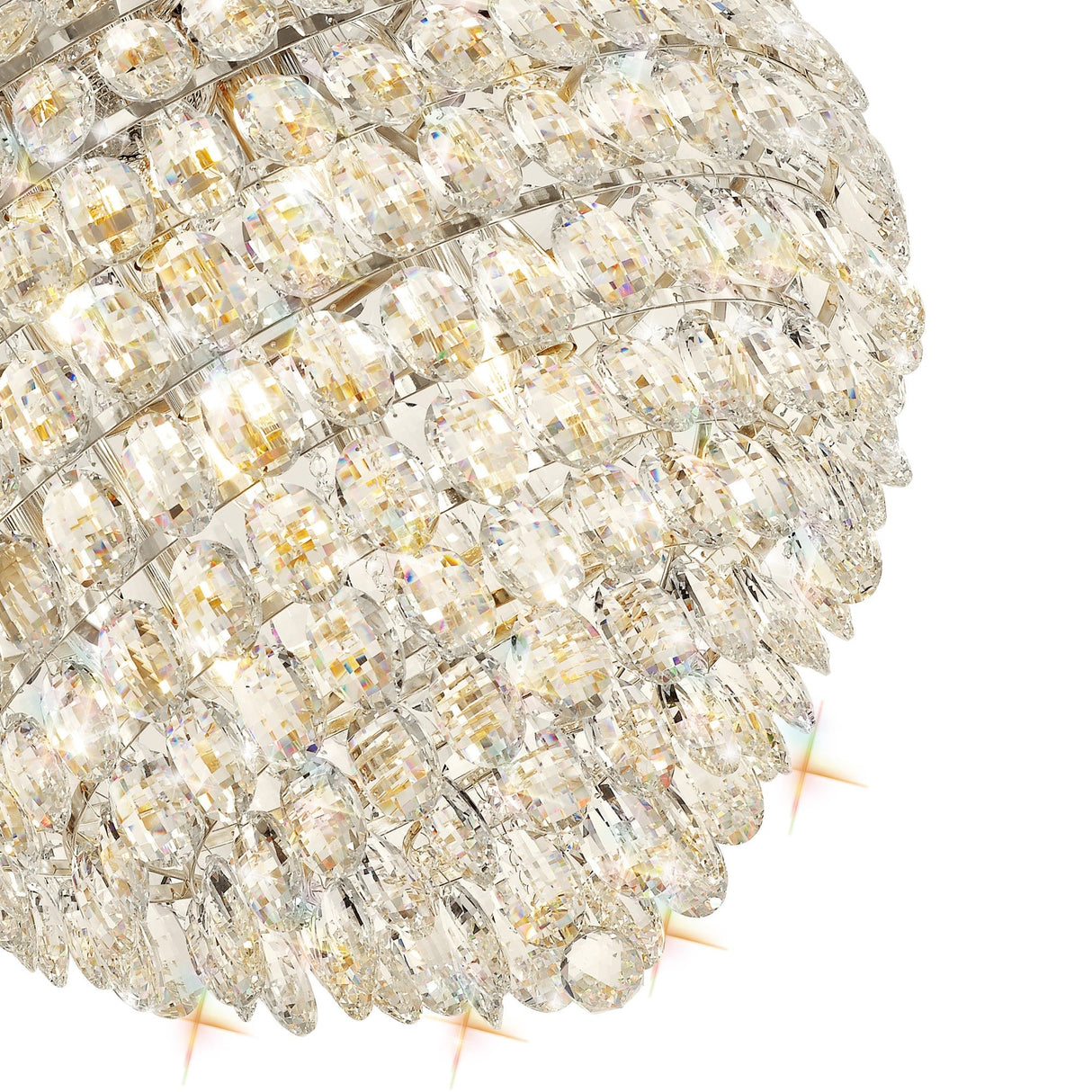 Coniston 12 Light Crystal Pendant Light – Polished Chrome