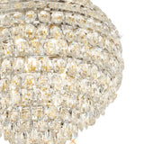 Coniston 12 Light Crystal Pendant Light – Polished Chrome