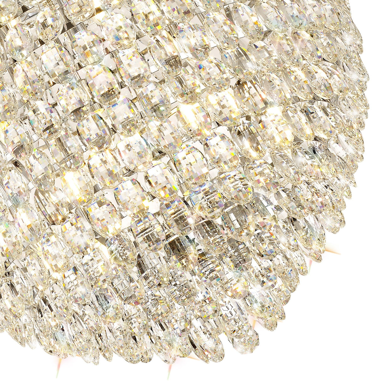 Coniston 80cm 16 Light Crystal Chandelier - Polished Chrome