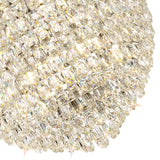 Coniston 80cm 16 Light Crystal Chandelier - Polished Chrome