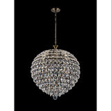 Coniston 12 Light Crystal Pendant Light – Antique Brass
