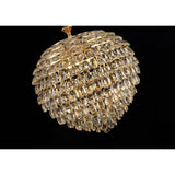 Coniston 12 Light Crystal Pendant Light – French Gold