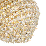 Coniston 12 Light Crystal Pendant Light – French Gold