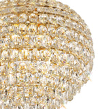 Coniston 12 Light Crystal Pendant Light – French Gold