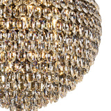 Coniston 80cm 16 Light Crystal Chandelier - Antique Brass