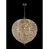 Coniston 80cm 16 Light Crystal Chandelier - Antique Brass