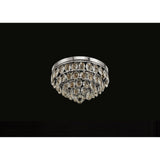 Coniston 12 Light Crystal Flush Ceiling Light - Polished Chrome