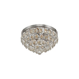 Coniston 12 Light Crystal Flush Ceiling Light - Polished Chrome