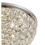Coniston 3 Light Crystal Flush Ceiling Light - Polished Chrome