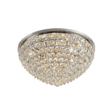 Coniston 3 Light Crystal Flush Ceiling Light - Polished Chrome