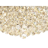 Coniston 6 Light Crystal Flush Ceiling Light - Polished Chrome