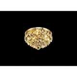 Coniston 12 Light Crystal Flush Ceiling Light - French Gold