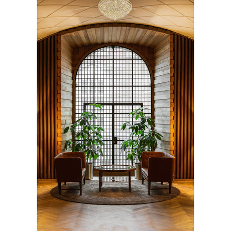 Coniston 6 Light Crystal Flush Ceiling Light - French Gold