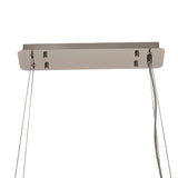 Coniston 8 Light Crystal Linear Suspension Light - Chrome