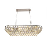 Coniston 8 Light Crystal Linear Suspension Light - Chrome