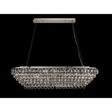 Coniston 14 Light Crystal Linear Suspension Light - Chrome