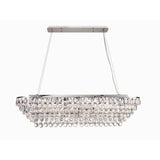Coniston 14 Light Crystal Linear Suspension Light - Chrome