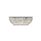 Coniston 11 Light Bar Crystal Flush Ceiling Light - Polished Chrome