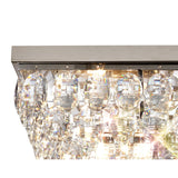 Coniston 11 Light Bar Crystal Flush Ceiling Light - Polished Chrome
