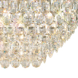 Coniston 5 Light Bar Crystal Flush Ceiling Light - Polished Chrome