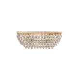 Coniston 11 Light Bar Crystal Flush Ceiling Light - French Gold