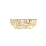 Coniston 11 Light Bar Crystal Flush Ceiling Light - French Gold