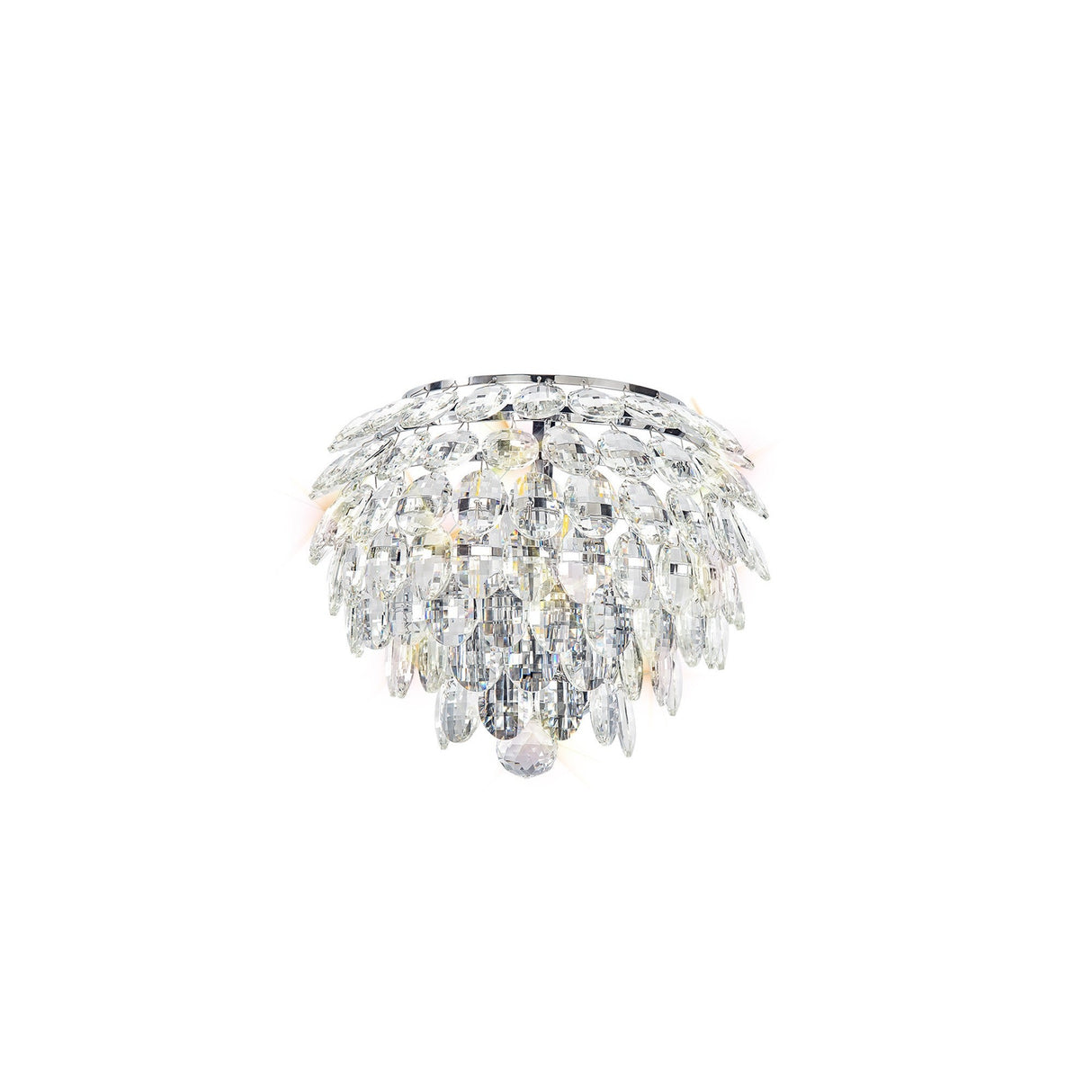 Coniston 2 Light Crystal Wall Light – Polished Chrome
