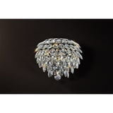 Coniston 2 Light Crystal Wall Light – Polished Chrome